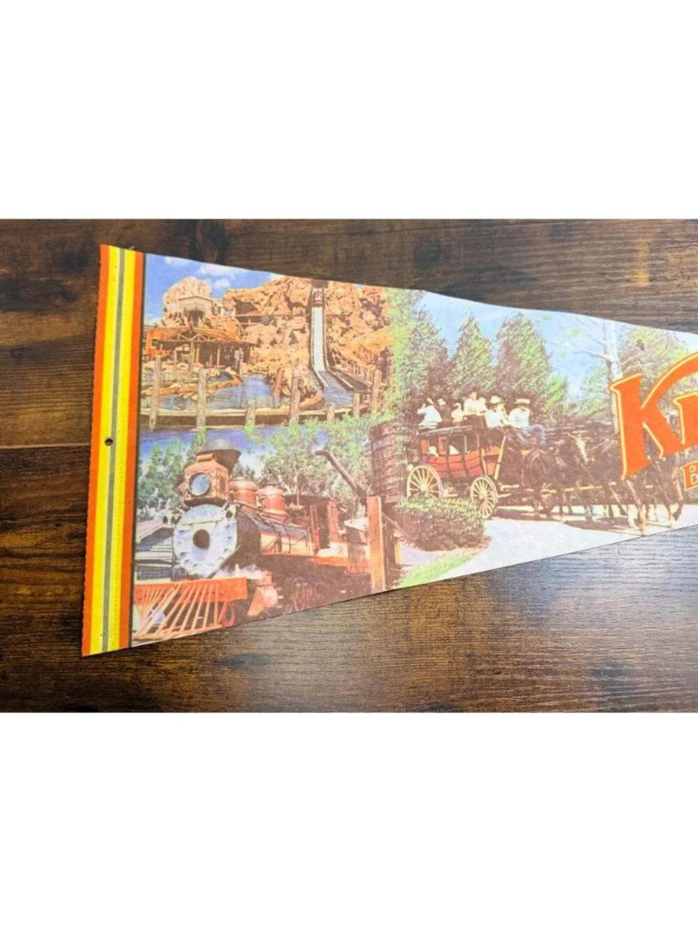 Vintage Collector's Series Knott's Berry Farm, California Pennant 29.5 inches